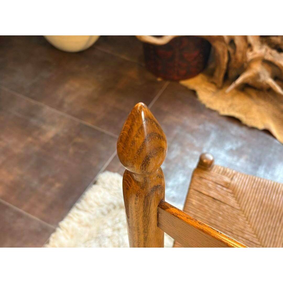 ① アンティーク ヴィンテージ オリバー ラッシュシート ハイバック