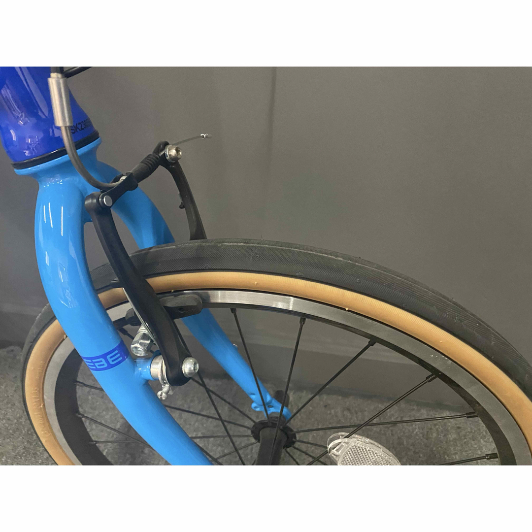 美品 新品未使用 Panther 20インチ折りたたみ自転車 スカイブルーの