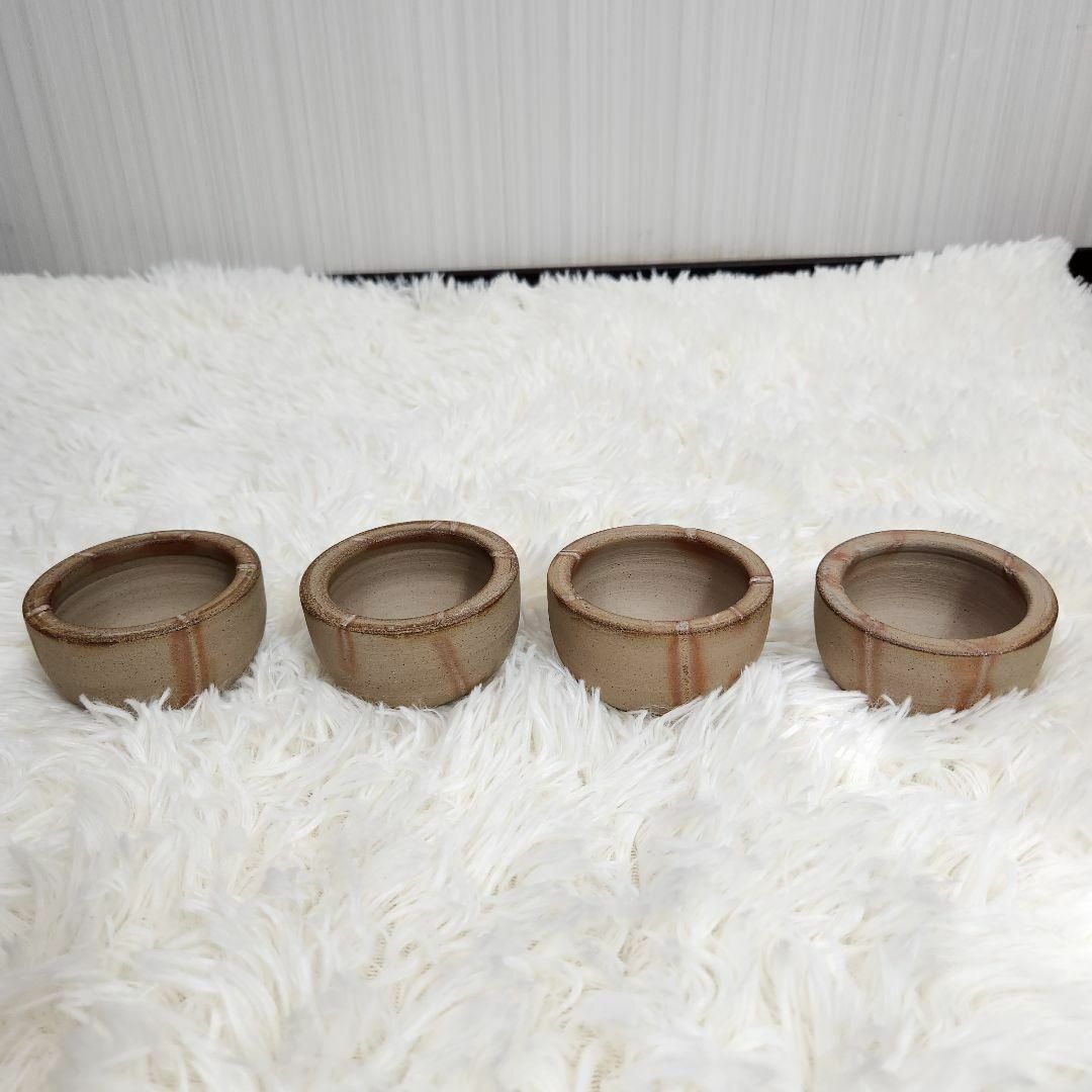 入手困難】長谷弘工業 備前焼 インシュレーター 緋襷（ヒダスキ）4個セット