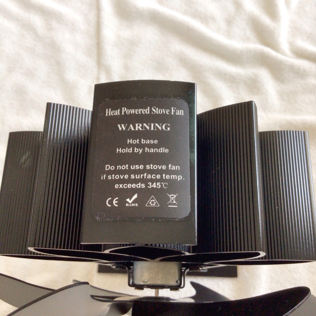 暖房用送風機 暖炉 ブラック 送風ファン 卓上扇風機 高温耐性 の通販