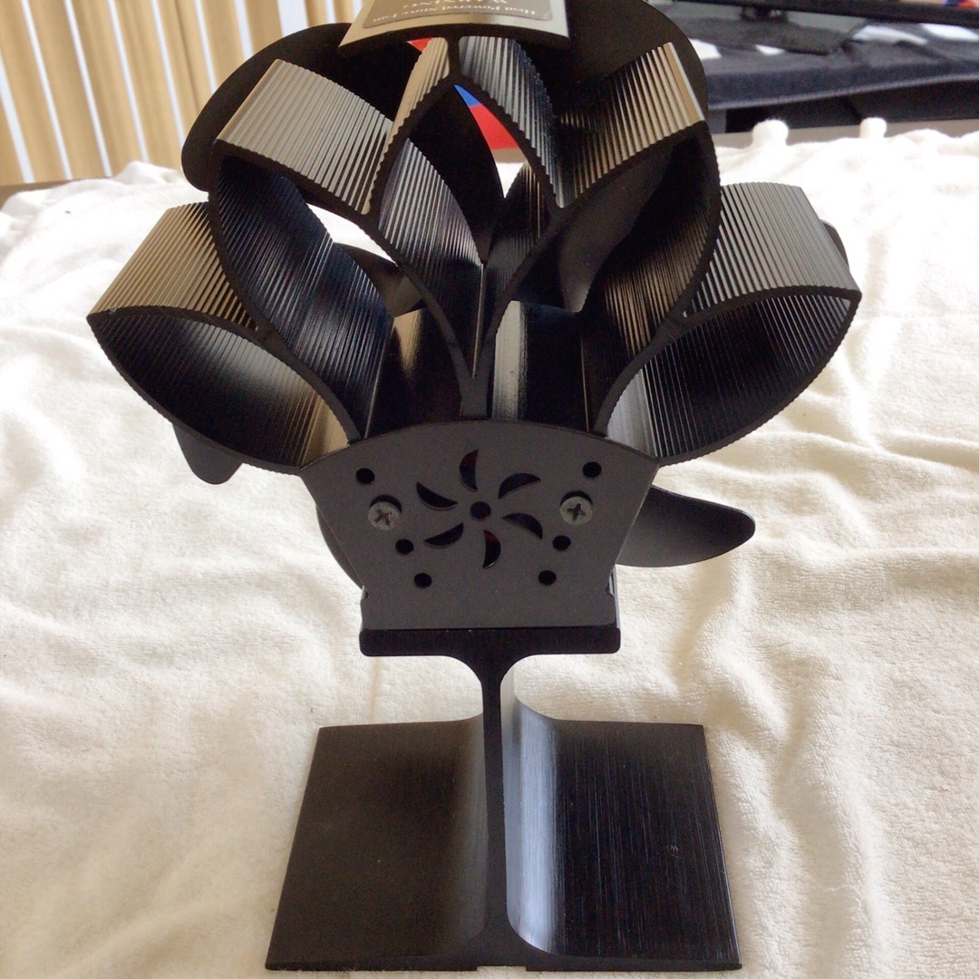 暖房用送風機 暖炉 ブラック 送風ファン 卓上扇風機 高温耐性 の通販