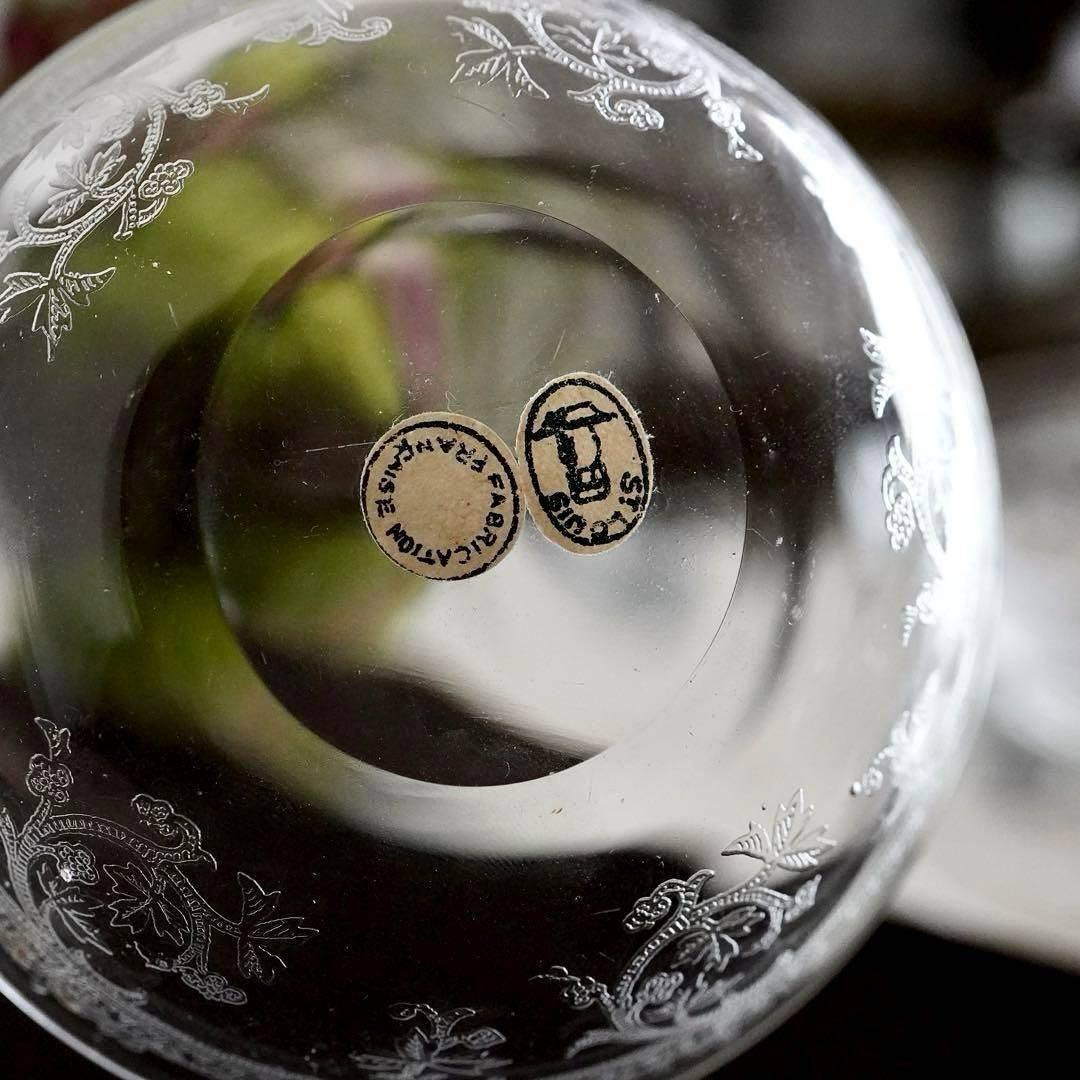 Baccarat - 希少☆アンティーク サンルイ☆メス（METZ）☆アイスカップ