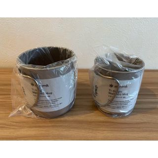 Snow Peak - 新品 スノーピーク 限定デザイン チタンマグ 3種セット の