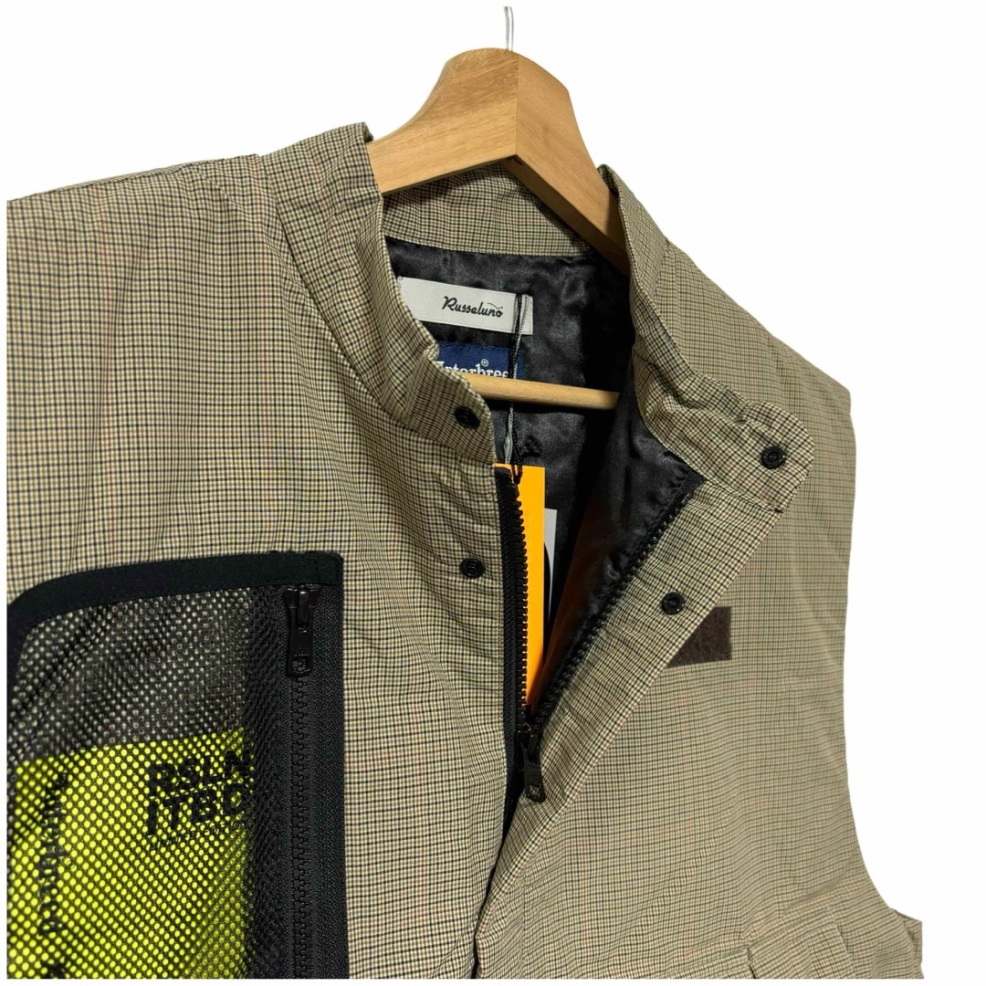 インターブリード ラッセルノ ゴルフ コーデュラ 中綿ベスト ベージュ