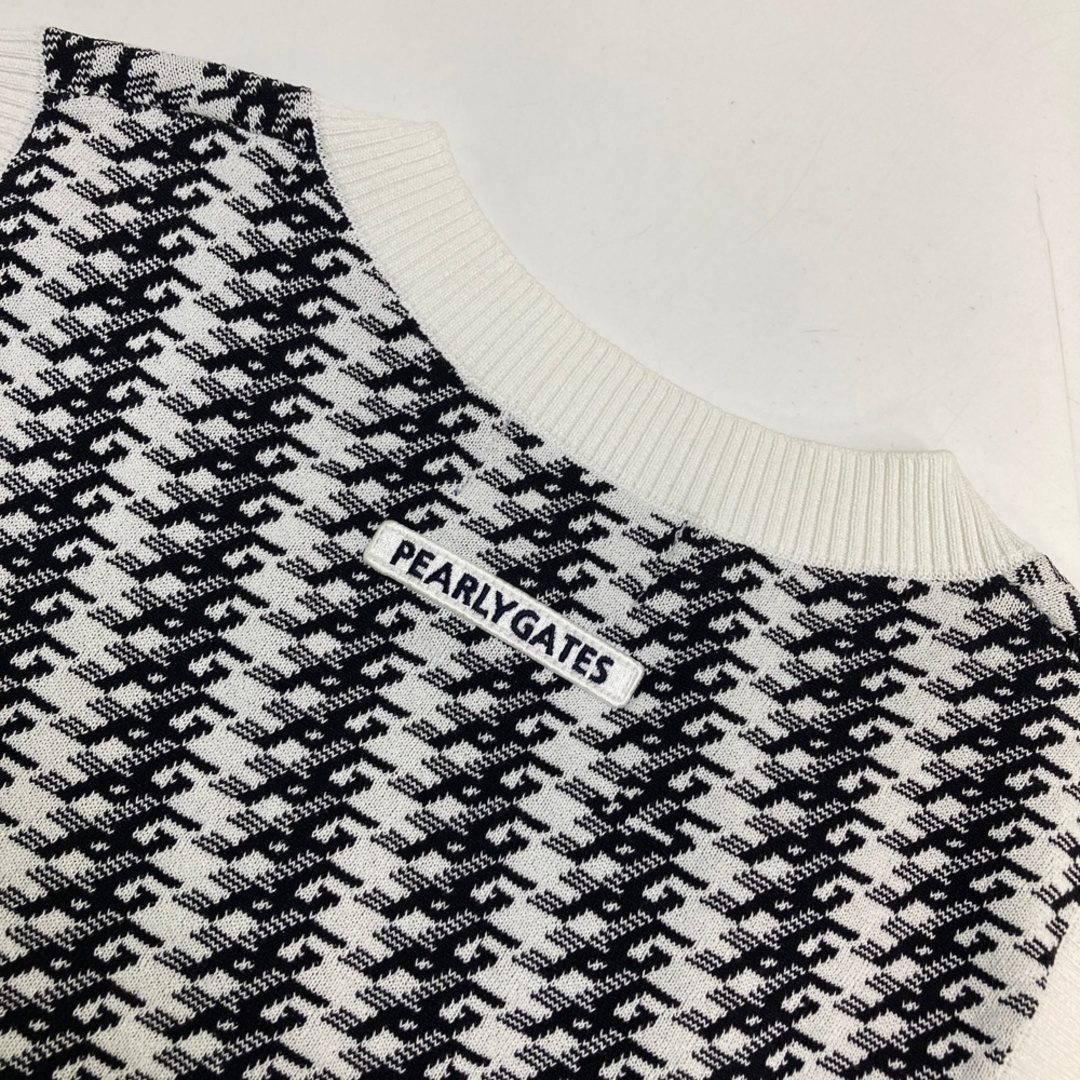 サイズ：0 PEARLY GATES パーリーゲイツ 2024年モデル ニットベスト PG