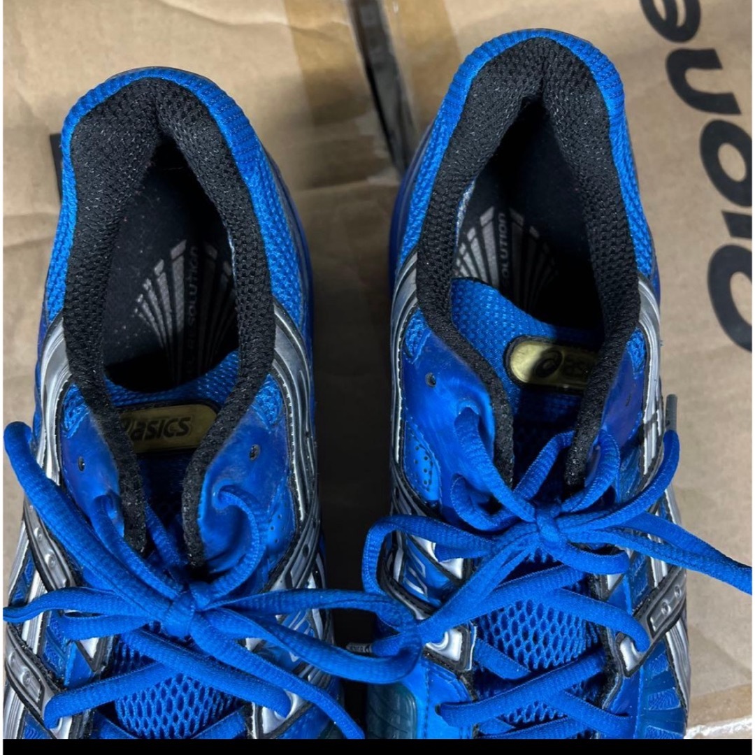 asics - ゲルレゾリューション4 ASICS GEL テニスシューズ 青の通販 by