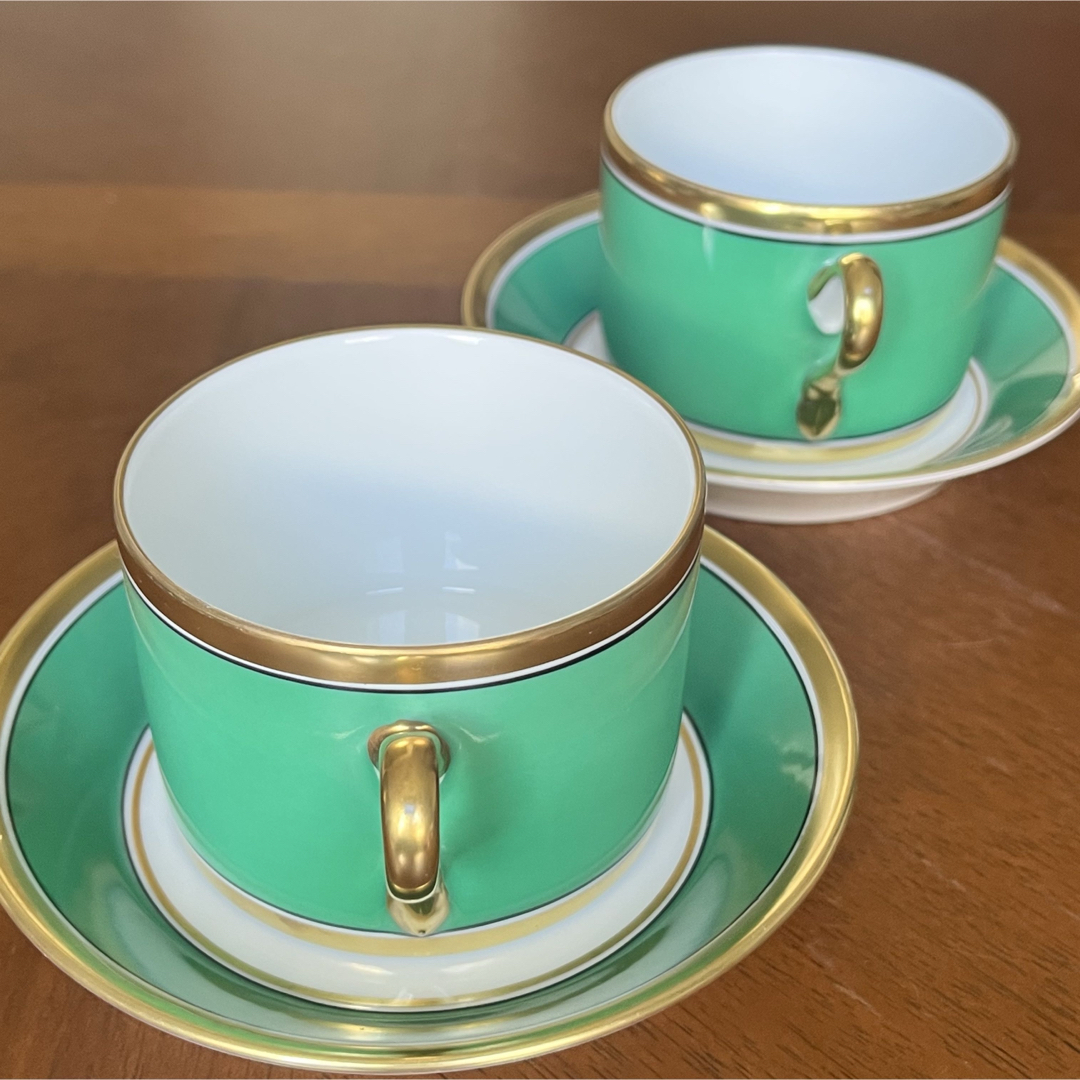 Richard Ginori - リチャードジノリ☆インペログリーン☆C/S 2客の通販