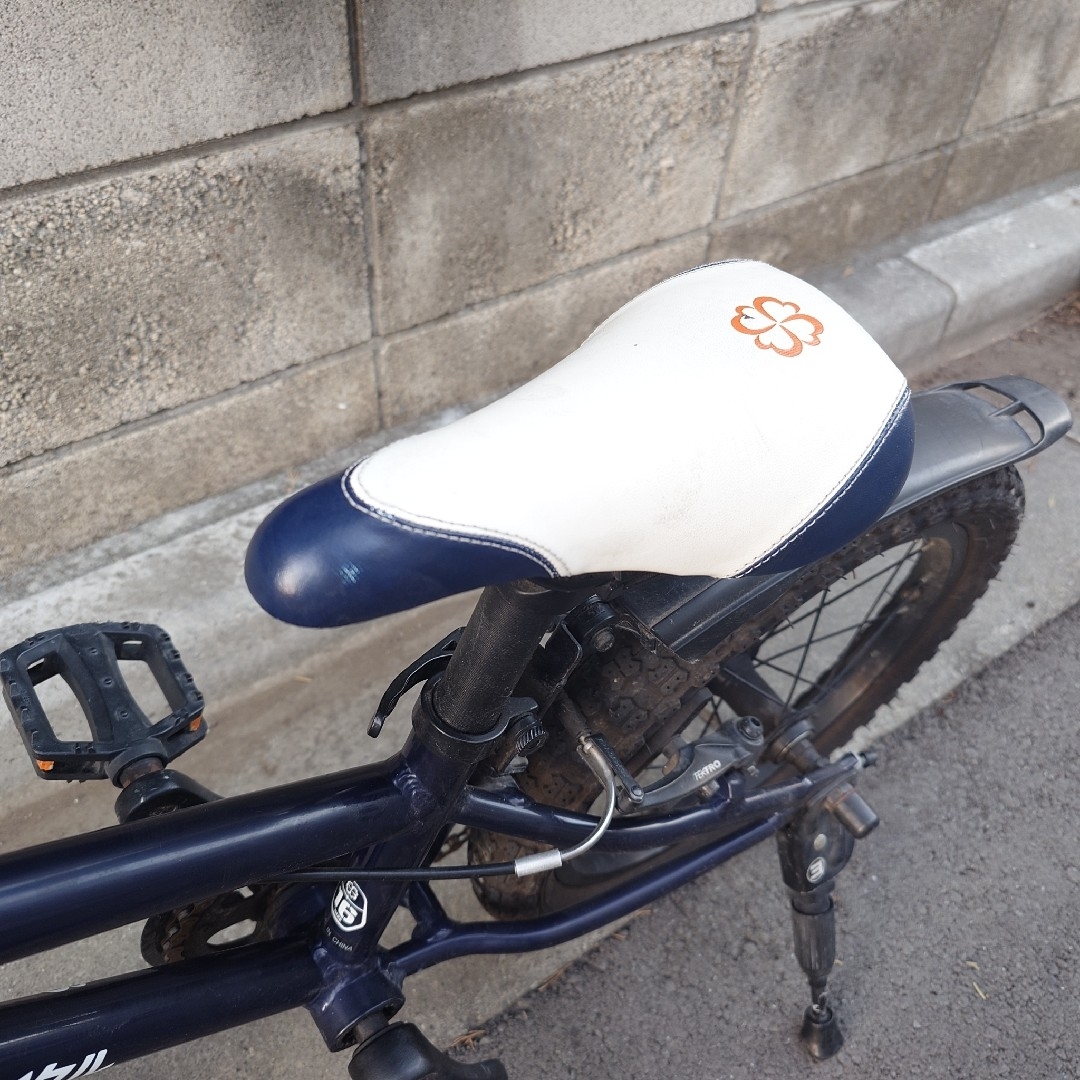 手渡し 東京】ヨツバサイクル 16インチ ネイビーの通販 by くら｜ラクマ