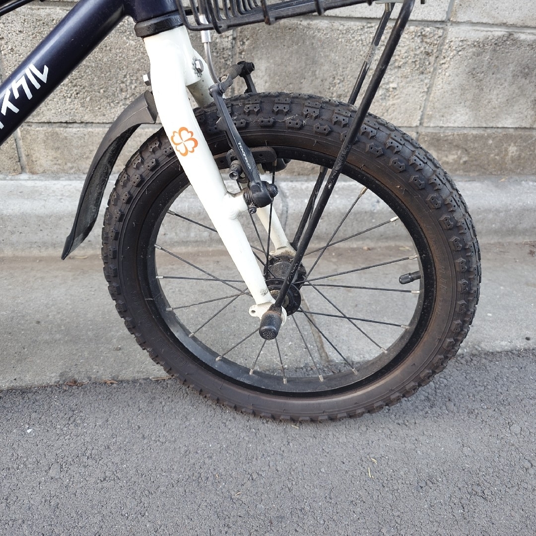 手渡し 東京】ヨツバサイクル 16インチ ネイビーの通販 by くら｜ラクマ