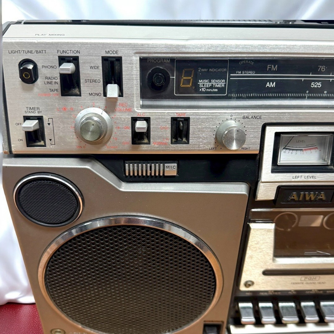 aiwa - ☆良品 AIWA CS-80 ラジカセ FM AM ラジオ カセットレコーダー