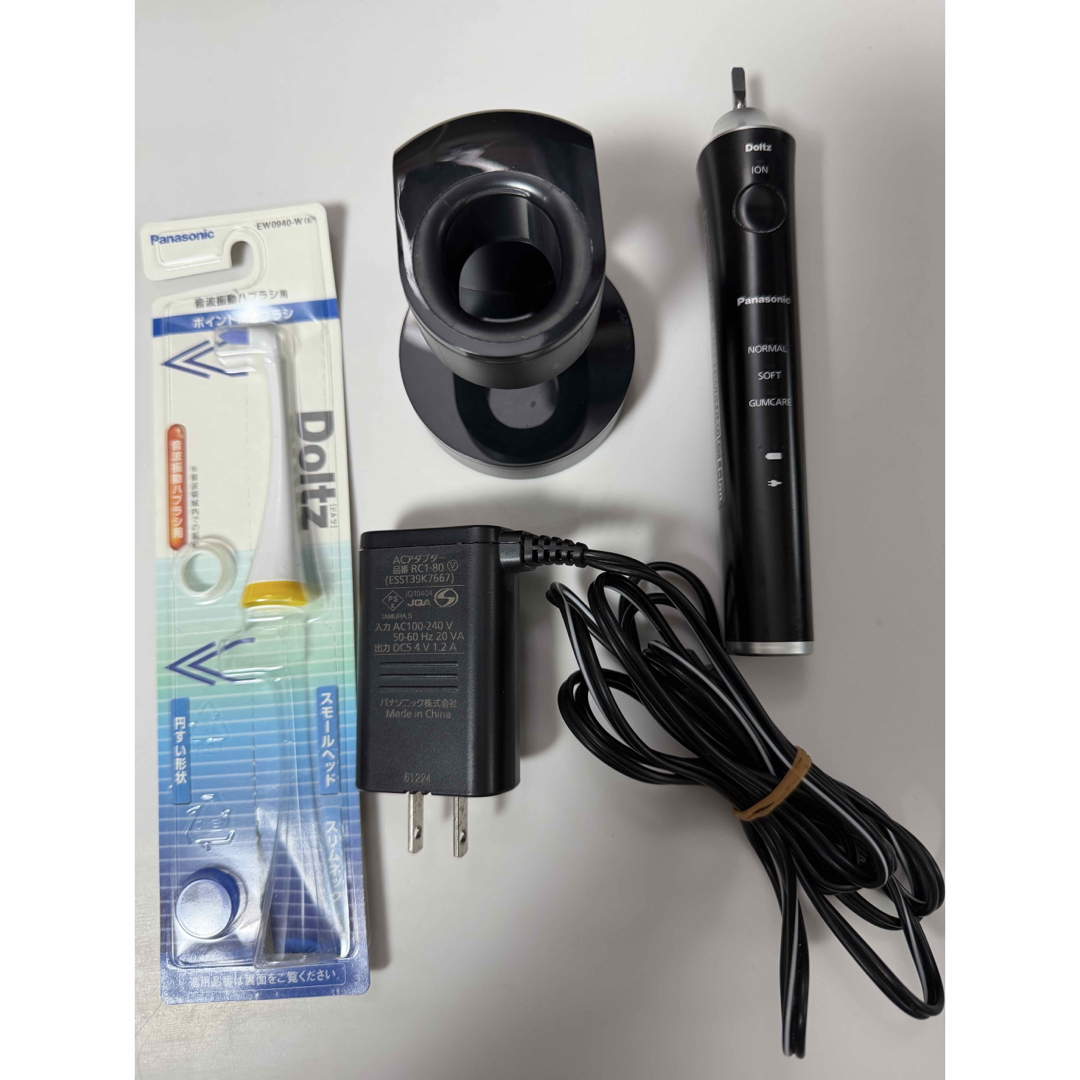 Doltz - パナソニック 電動歯ブラシ ドルツ 黒 EW-DE55-K EW0940-Wの