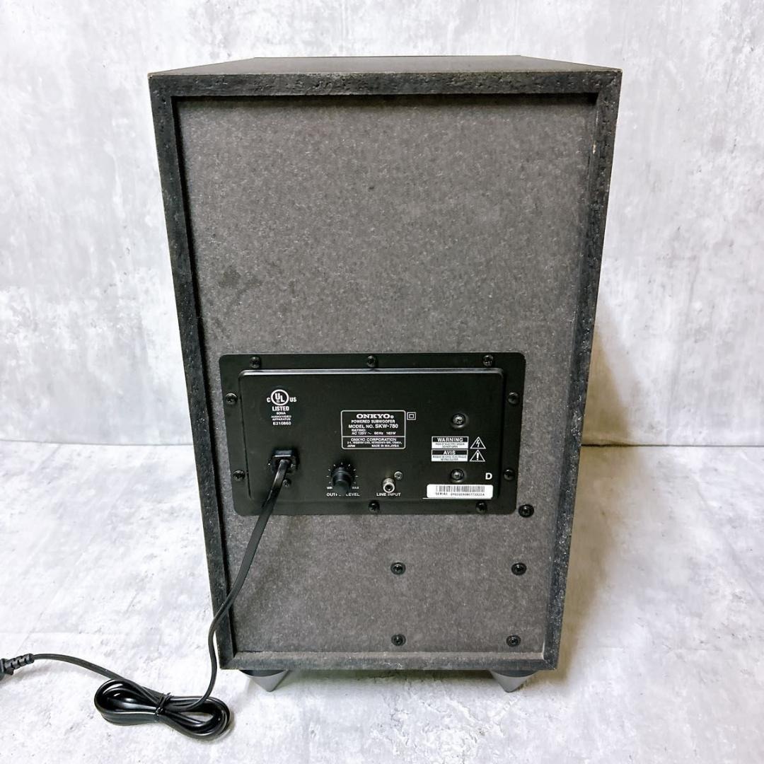 ONKYO - 【希少】ONKYO SKW-780 バスレフ型 パワードサブウーファーの