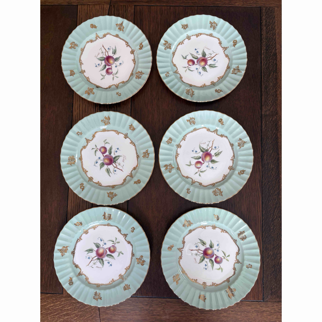 Royal Worcester - ロイヤルウースターのフルーツ柄のデザートプレート