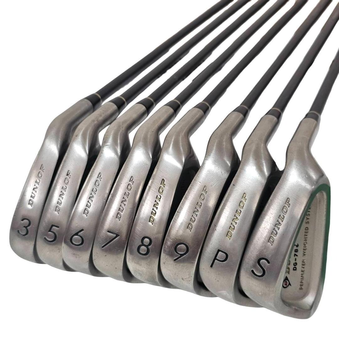 DUNLOP - DUNLOP ダンロップ DG-78 アイアン8本＋ウッド2本 カーボン R