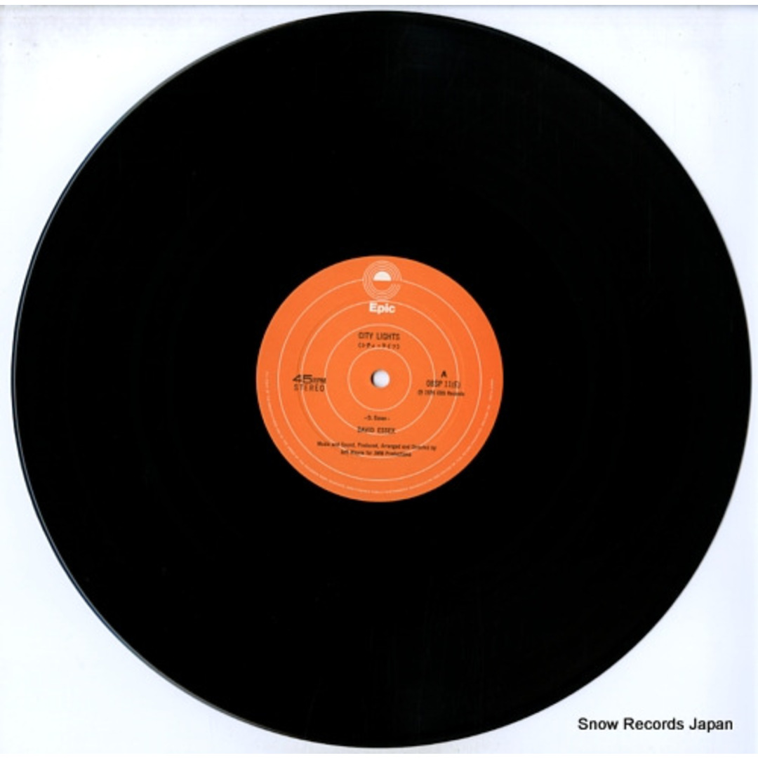 レコード】デヴィッド・エセックス シティ・ライツ 08SP11の通販 by