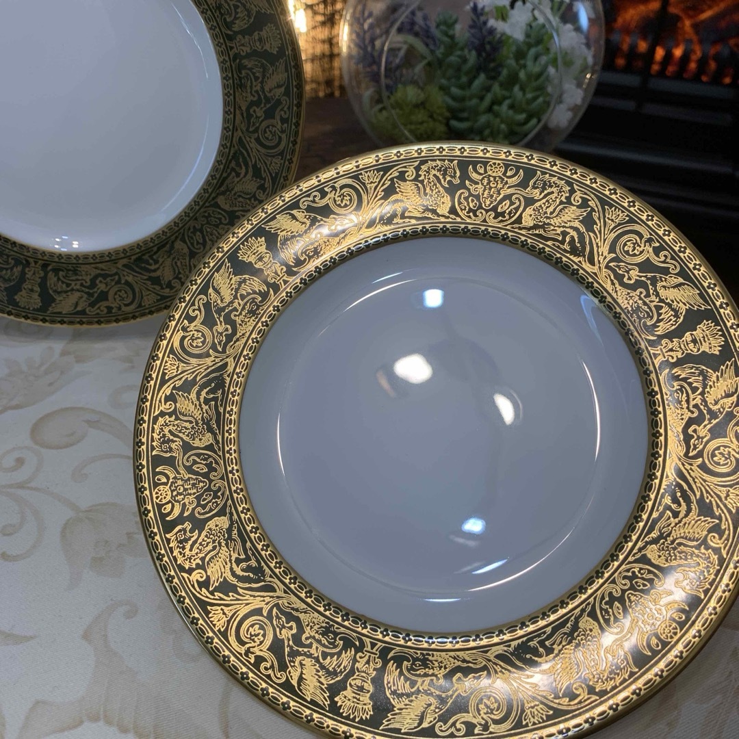 WEDGWOOD - 未使用 ウェッジウッド フロレンティーン グリーン