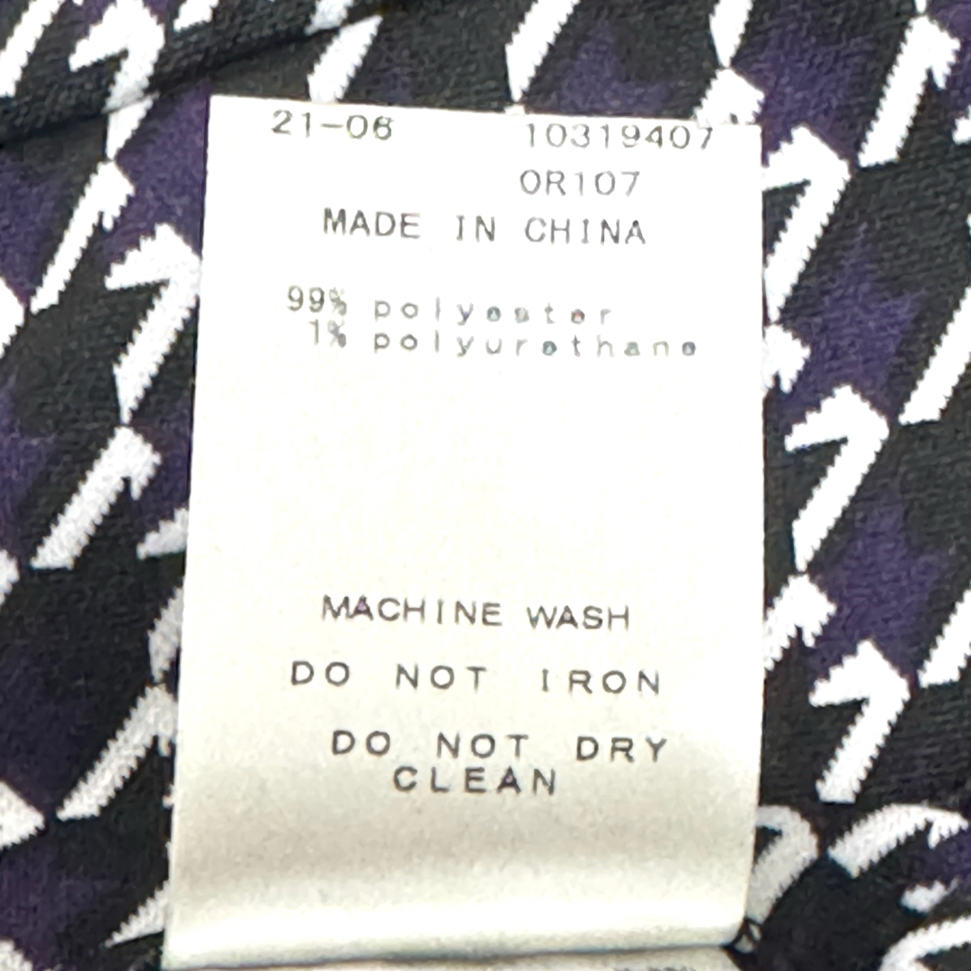 JACK BUNNY!! - 極美品 ジャックバニー 幾何学柄 パープル系 ゴルフ