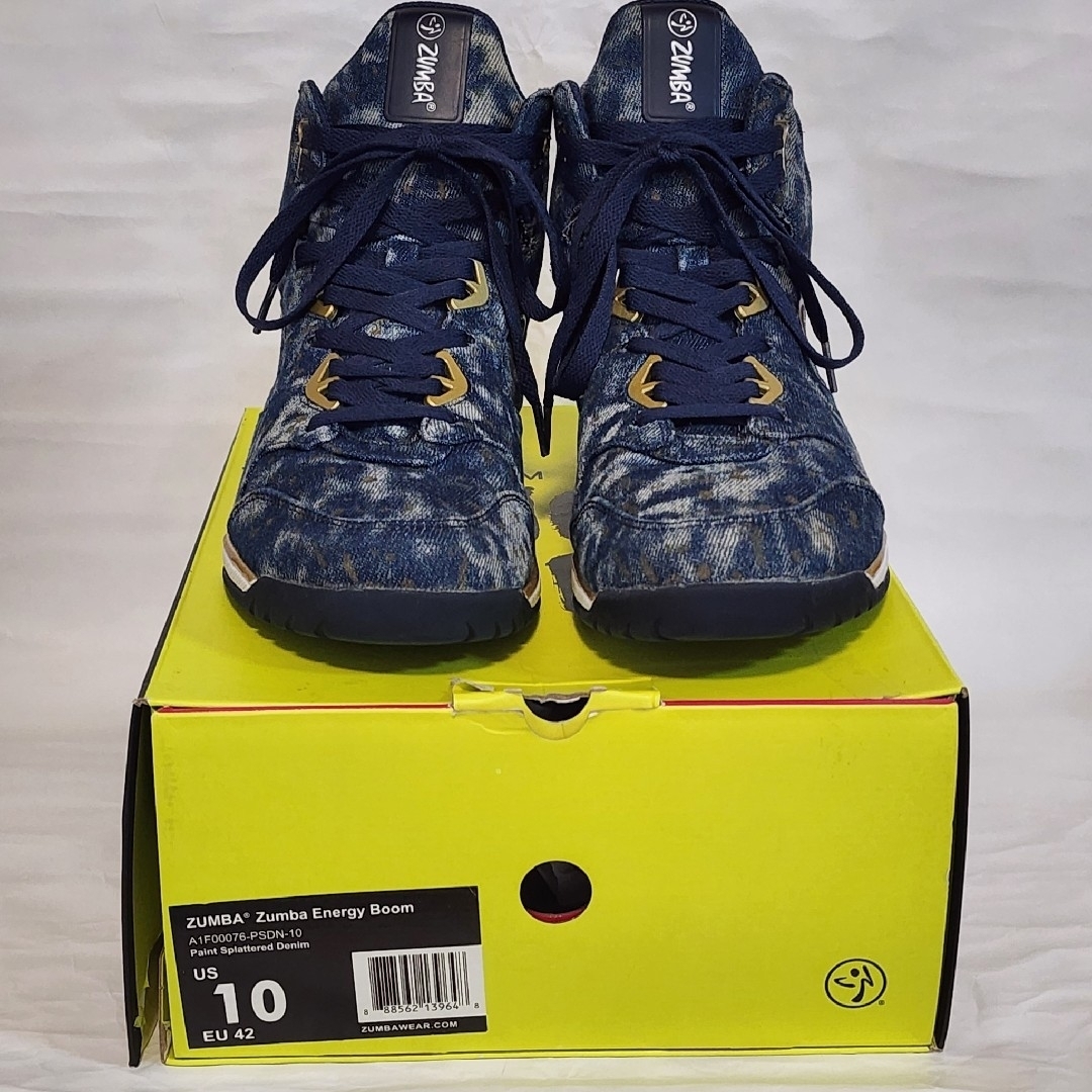 Zumba - ZUMBA Energy Boom US10 デニム ダンスシューズ 27 ②の通販