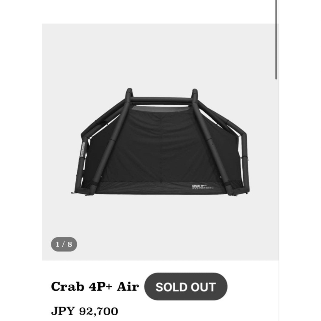 Camvil Crab 4P + Air カニテント 4P エアー ブラック