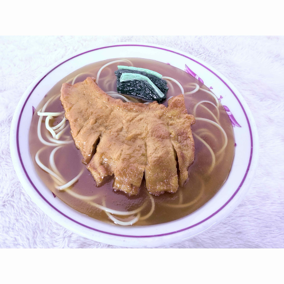 昭和レトロ 排骨麺 パイコーメン 食品サンプル 直径約21.5cm 町中華の