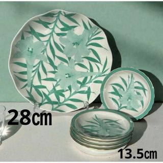 香蘭社 - 香蘭社 イングリッシュローズ・ペア楕円皿 24.3×14.7 ㎝ 箱