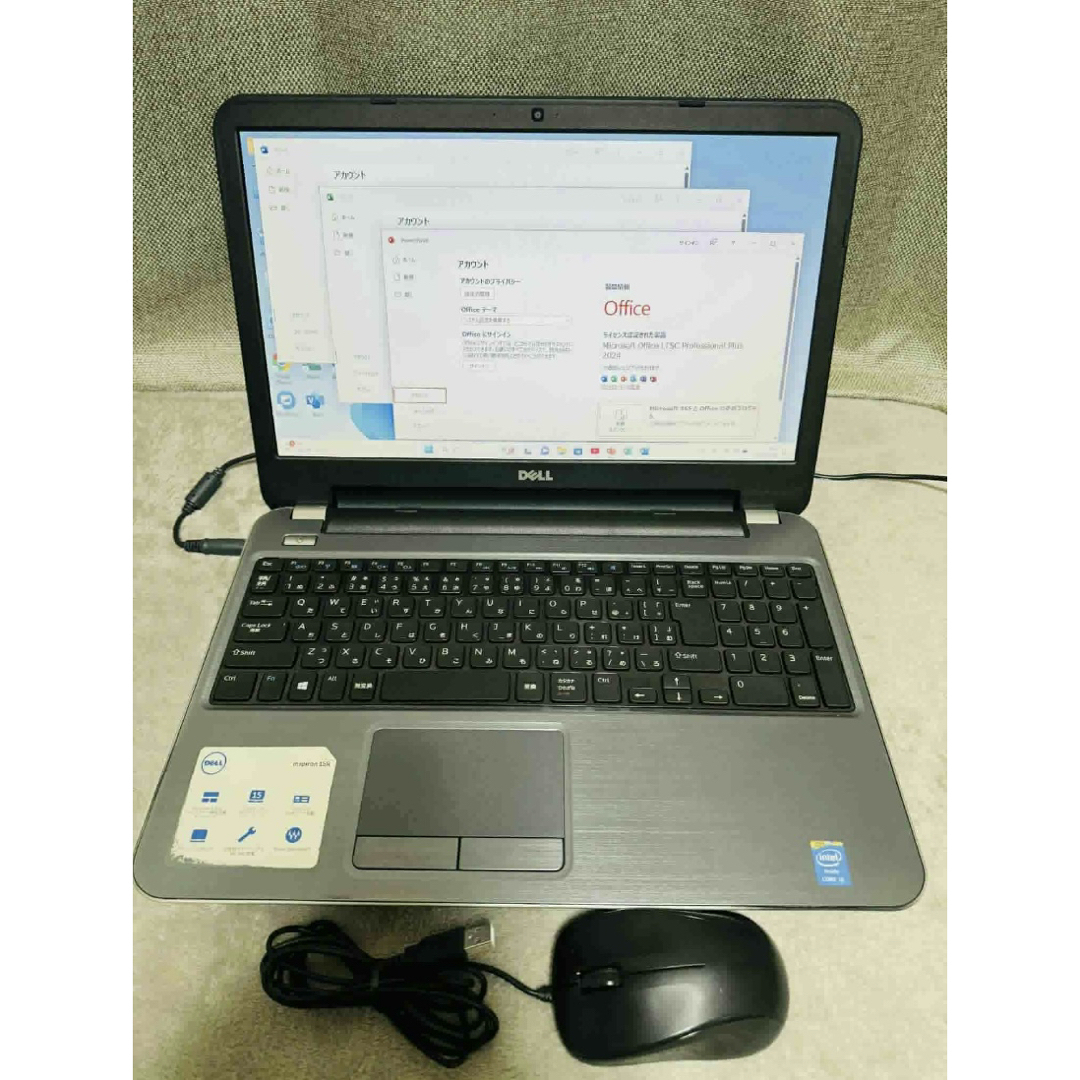 DELL - S212 DellノートパソコンWEBカメラSSD高速Windows11オフィスの