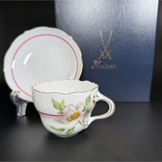 MEISSEN - マイセン ピンクローズ オープンシュガー&ミニトレイの通販