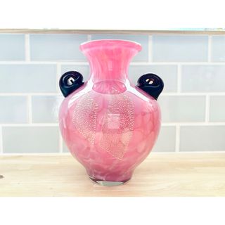 ボヘミアグラス 花瓶 チェコスロバキア 未使用の通販 by ラーシカ's