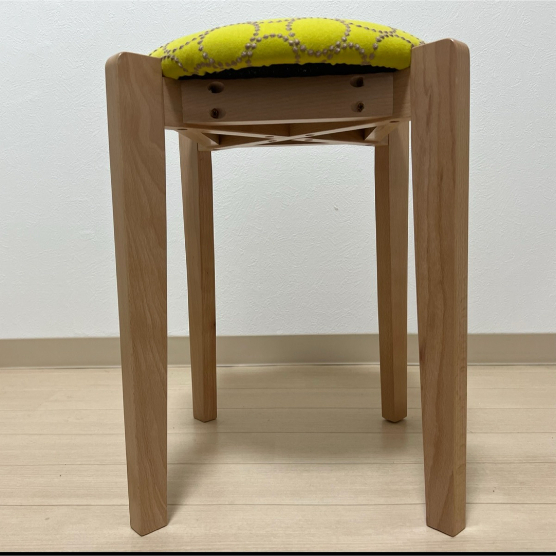 mina perhonen - ミナペルホネン スツール タンバリン 角脚 【イエロー