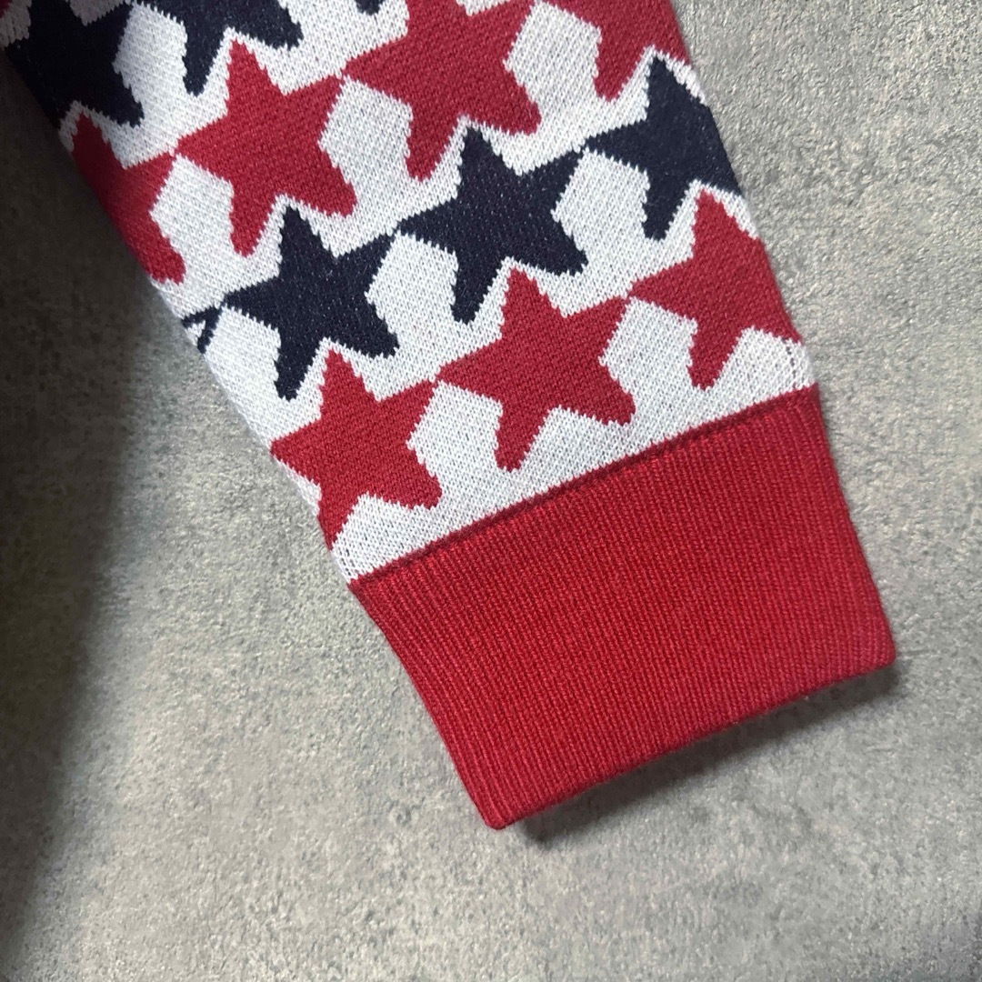 PING - 【新品】 PING ピン 総柄 星 ウール混 ニット ジャケット