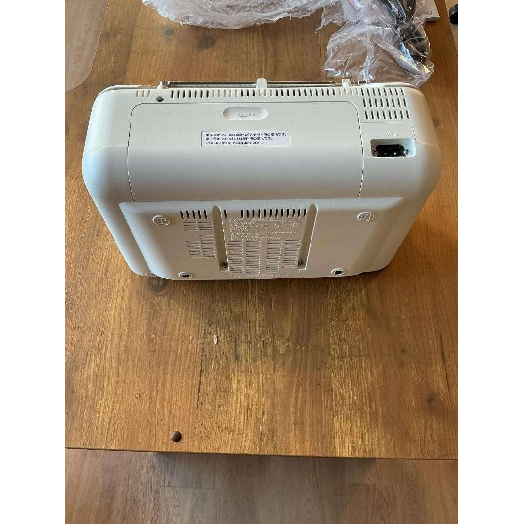 CDラジオカセットレコーダー FM/AM/ワイドFM ホワイト 197K20 CDラジオ