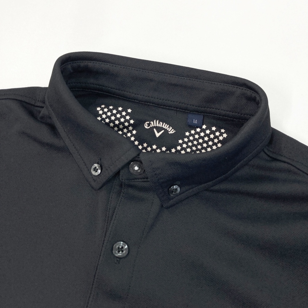 サイズ：M CALLAWAY キャロウェイ 半袖ポロシャツ ボタンダウン