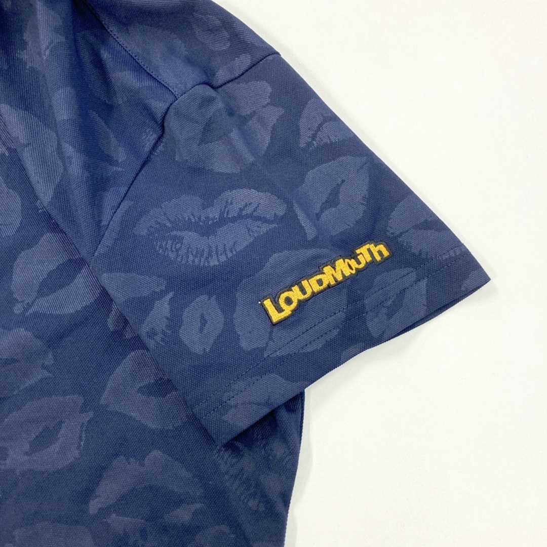 サイズ：L LOUD MOUTH ラウドマウス 半袖 ポロワンピース キッス