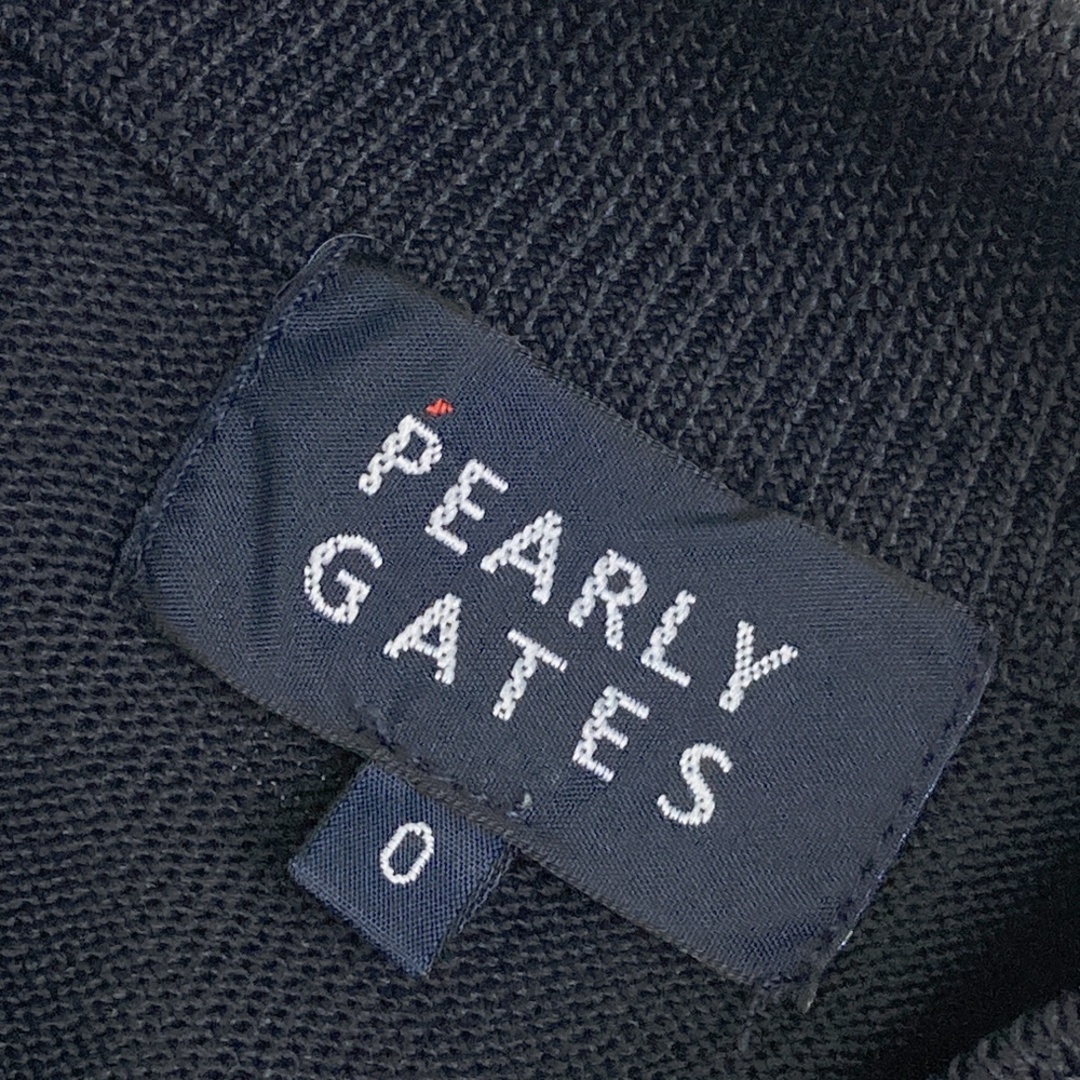 サイズ：0 PEARLY GATES パーリーゲイツ ハイネック ニット 長袖