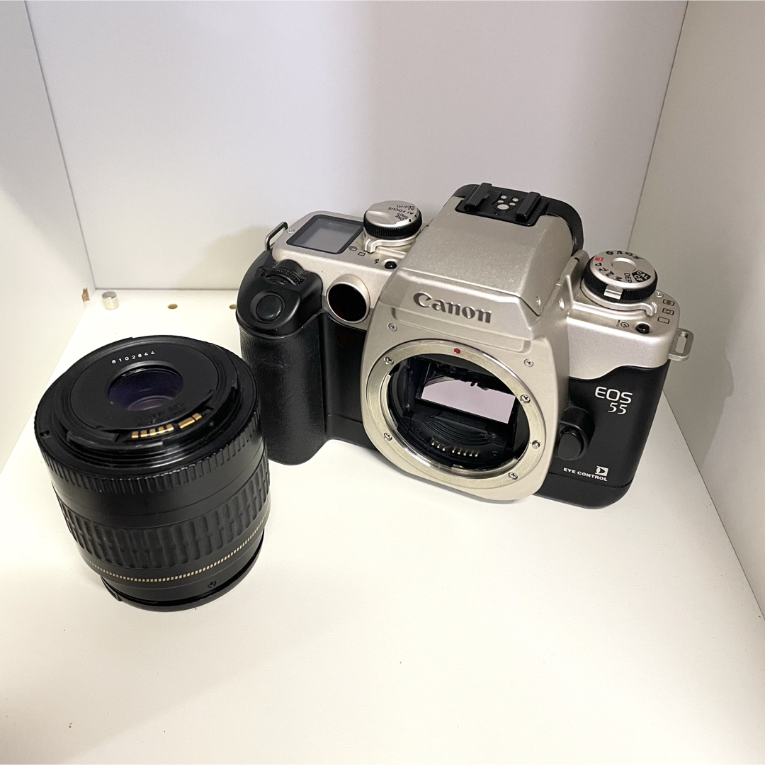 Canon - ☆ジャンク品 Canon EOS 55 フィルム一眼レフカメラ レンズ