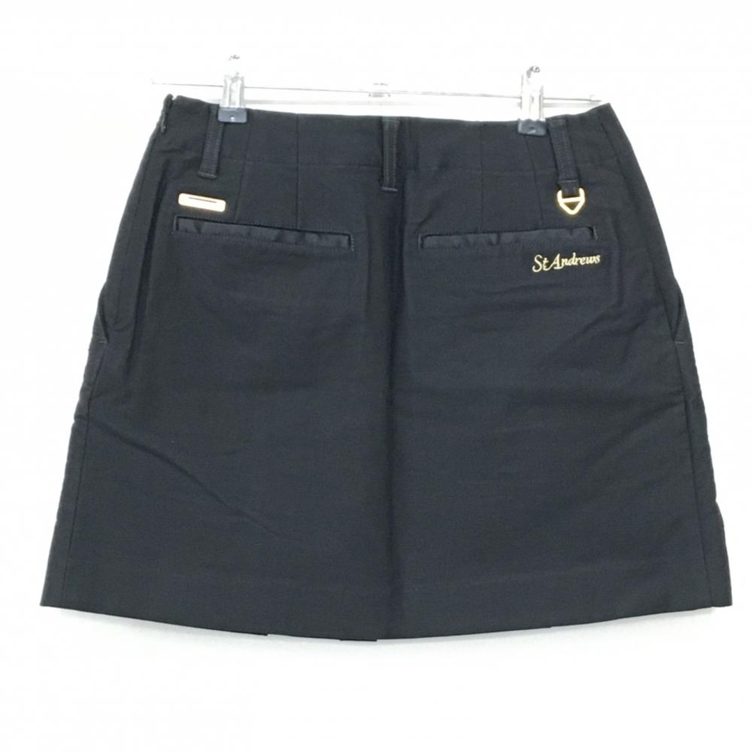 St.Andrews - 【新品】セントアンドリュース スカート 黒 前プリーツ