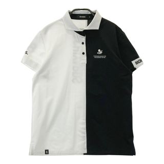 サイズ：L 8YARDS ハチヤーズ 半袖ポロシャツ バイカラー ホワイト系