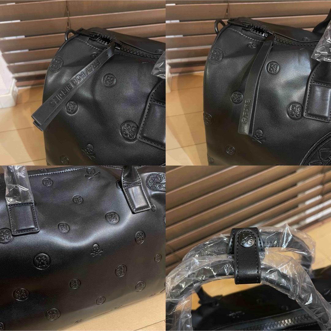 26新作 G/FORE ジーフォア 刺繍 エンボススカル ゴルフボストンバッグ