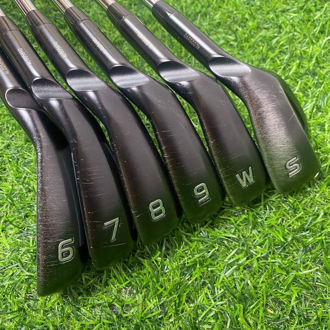 PING - PING G710 アイアンセット 6本 S 右 ブラックドット クラブ