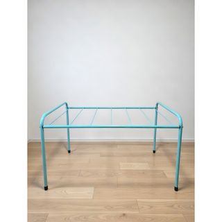 イマン アイアン ローズ 4段シェルフ ラック クリーム色 飾り棚