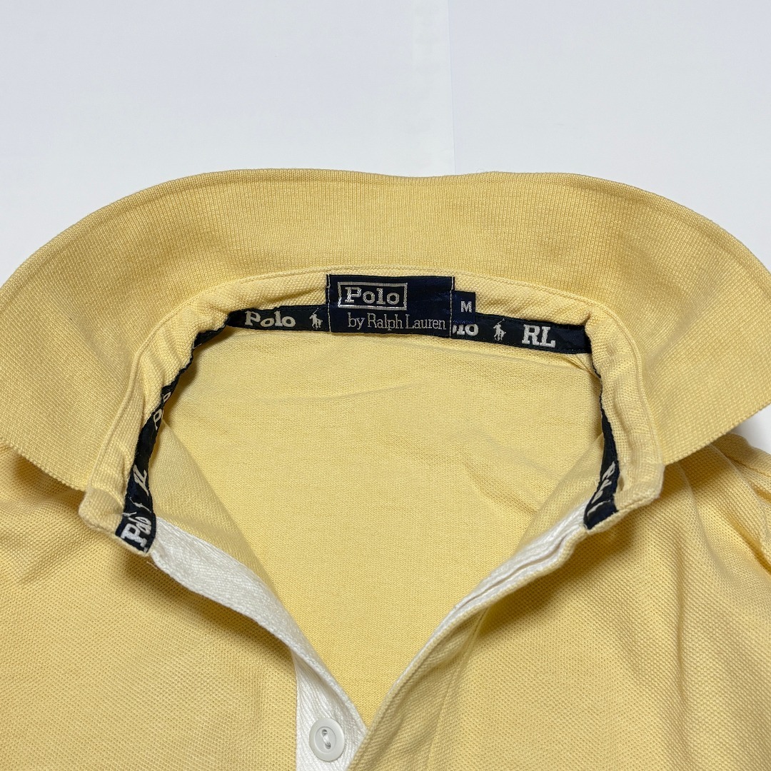 POLO RALPH LAUREN - 90s ヴィンテージ ポロ ラルフ ローレン 黄/紺