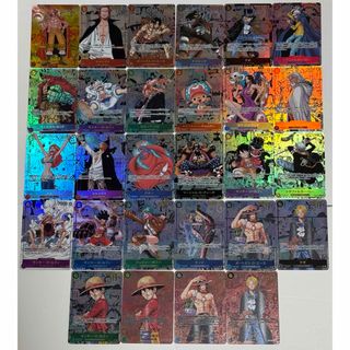 ONE PIECE - ワンピースカード 赤緑ルフィ リーダー パラレル 1弾 OP01