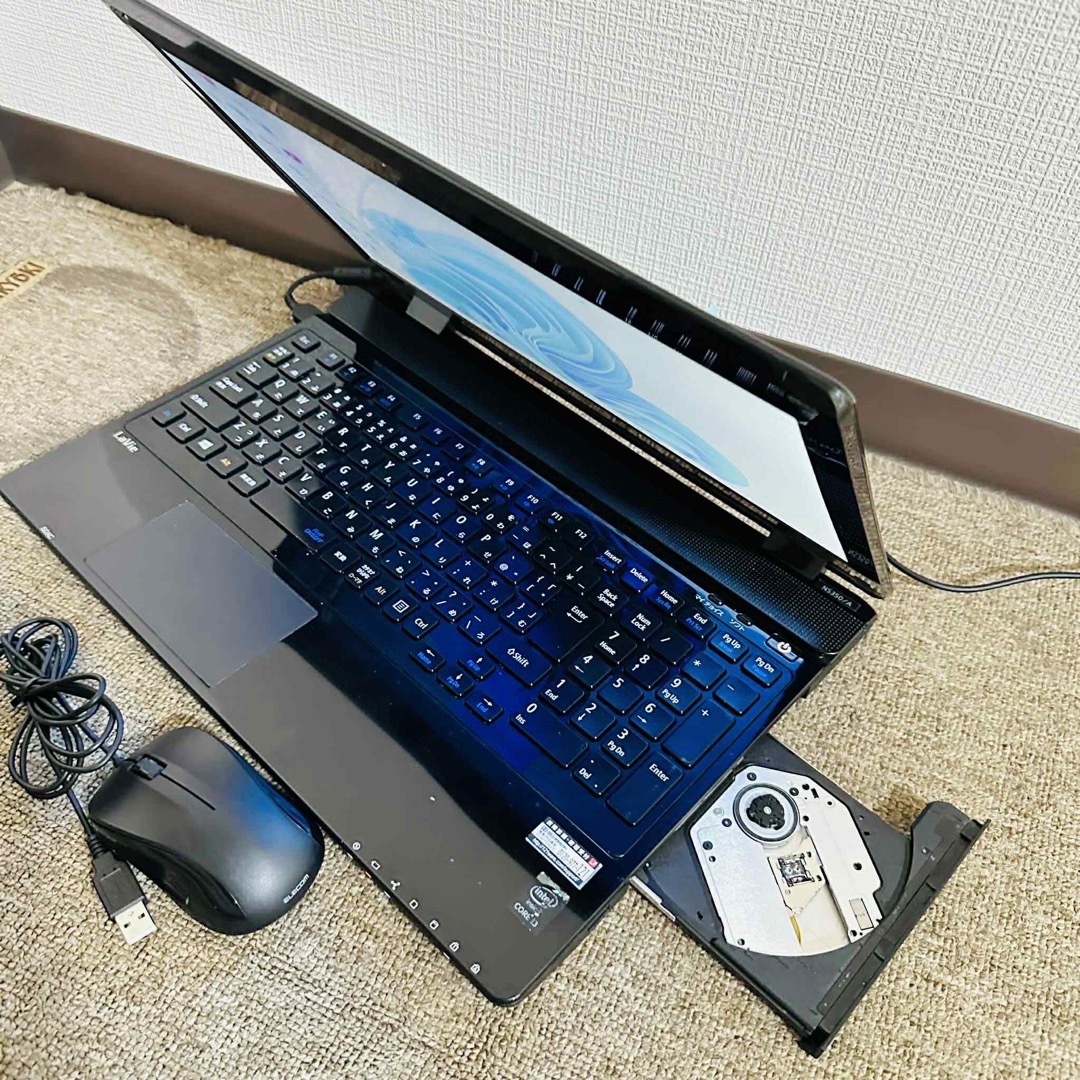 NEC - S201 NECノートパソコンWEBカメラSSD高速Windows11オフィス付の