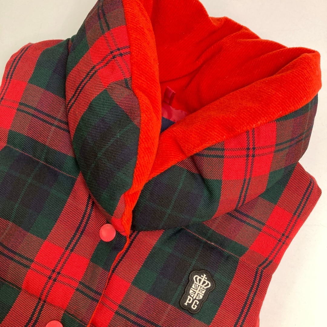 サイズ：1 PEARLY GATES パーリーゲイツ ダウンベスト チェック柄