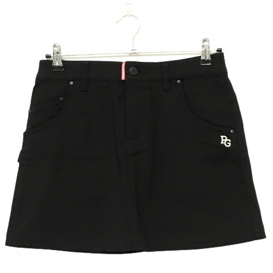 PEARLY GATES - 【超美品】パーリーゲイツ スカート 黒 ロゴ白