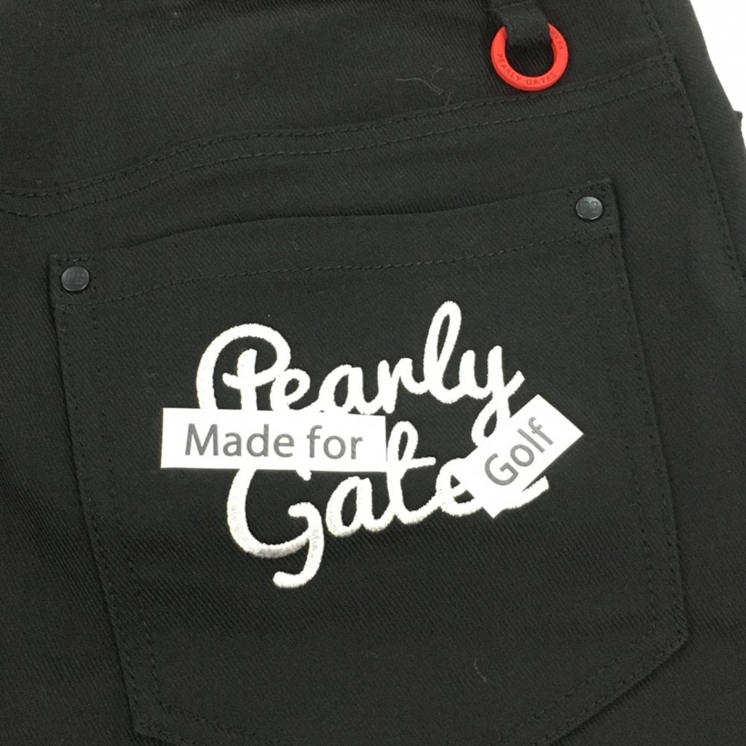 PEARLY GATES - 【超美品】パーリーゲイツ スカート 黒 ロゴ白