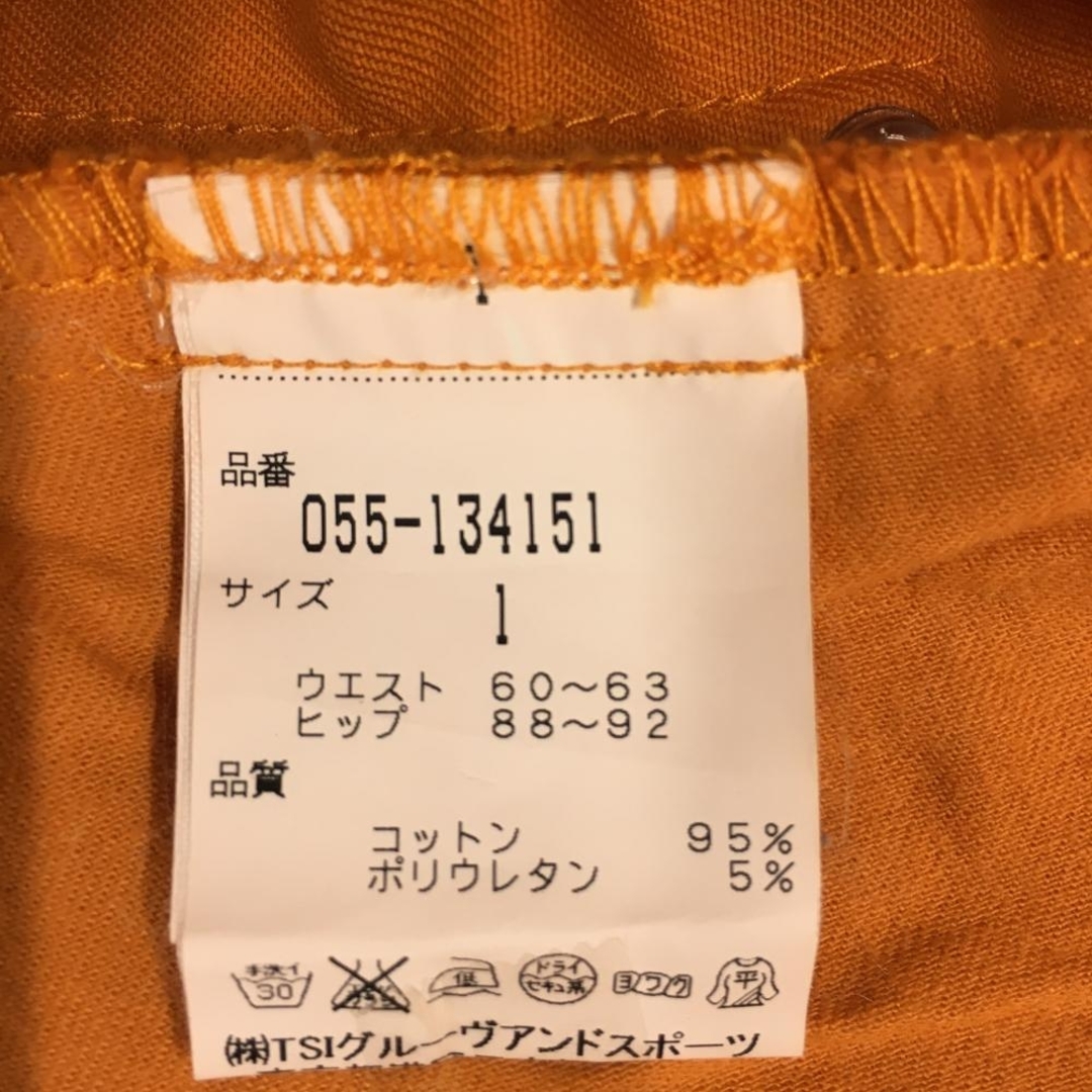 PEARLY GATES - パーリーゲイツ スカート オレンジ さくらんぼ刺しゅう