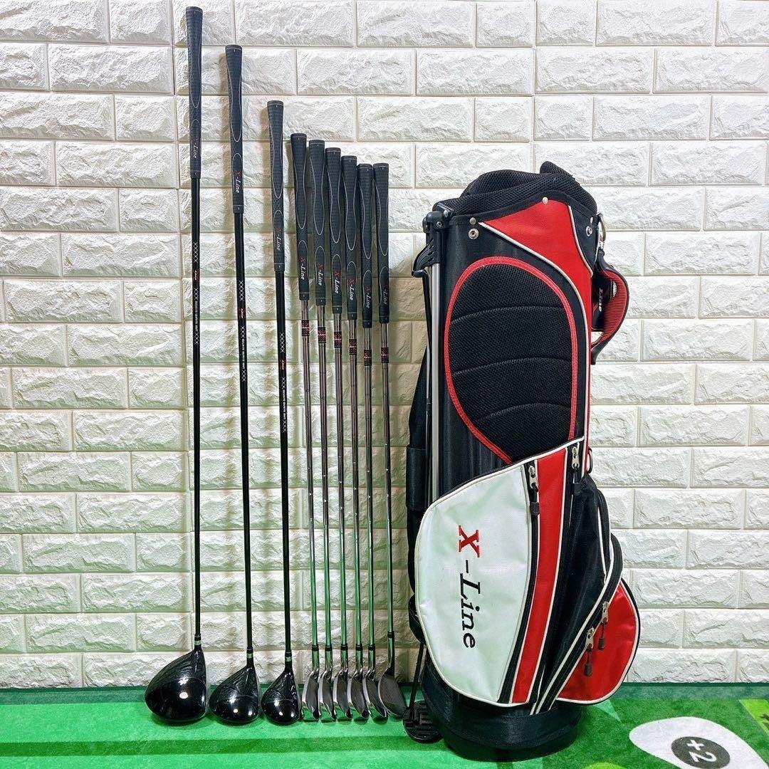 初心者】X Line メンズゴルフクラブセット 9本の通販 by M.O.S GOLF