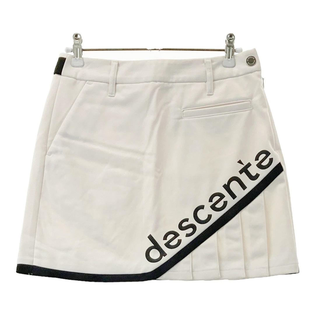 サイズ：S DESCENTE GOLF デサントゴルフ スカート ホワイト系