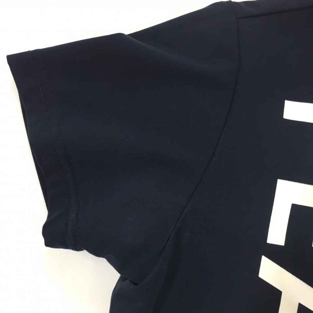 PEARLY GATES - パーリーゲイツ 半袖ハイネックシャツ ネイビー×白